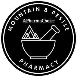 Mountain & Pestle Pharmacy Logo